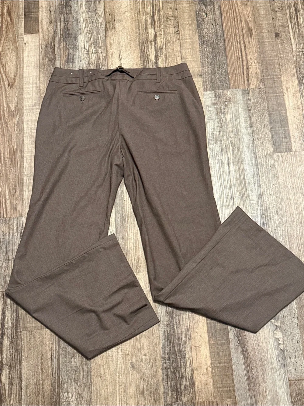 Ann Taylor Loft Marissa Wide Leg Brown Dress Pants Women’s Size 10